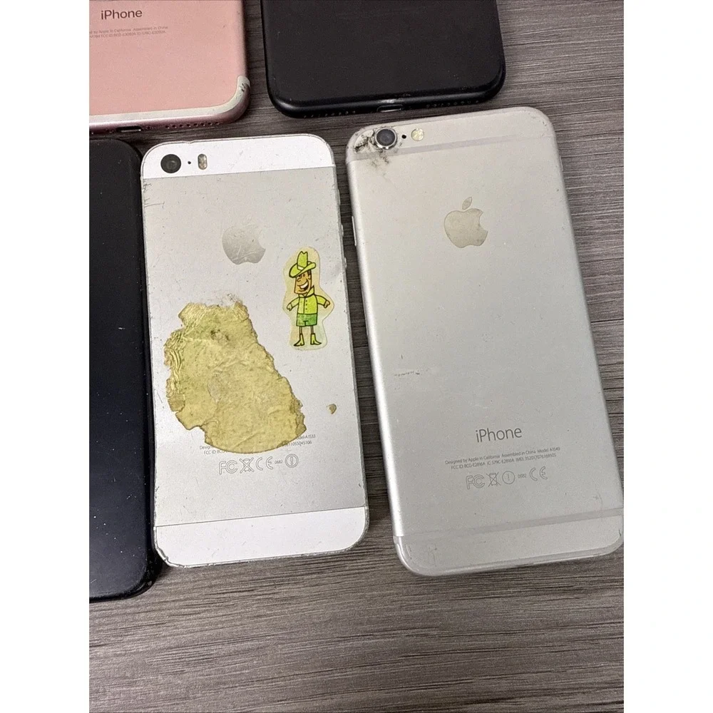 Lot Of‎ 17 Genuine iPhones For Parts From iPhone 5 And Up